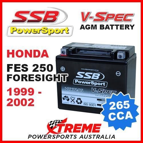 SSB 12V V-SPEC DRY CELL AGM 265 CCA BATTERY HONDA FES250 FES 250 FORESIGHT 99-02