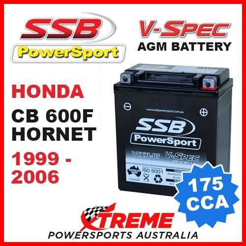 SSB 12V V-SPEC DRY CELL AGM 175 CCA BATTERY HONDA CB600F CB 600F HORNET 99-2006