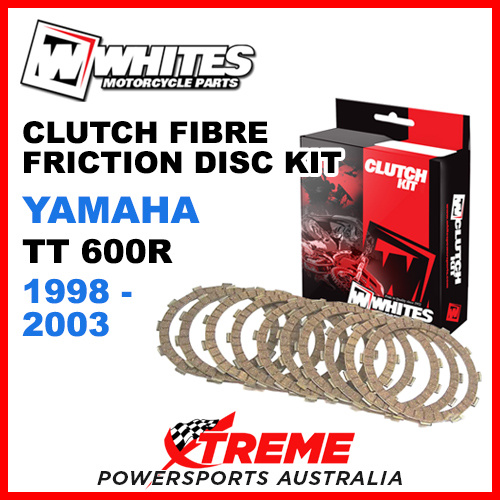 Whites Yamaha TT600R TT 600R 1998-2003 Clutch Fibre Friction Disc Kit