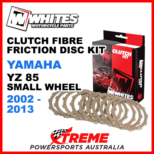 Whites Yamaha YZ85 YZ 85 Small Wheel 2002-2013 Clutch Fibre Friction Disc Kit