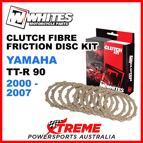 Whites Yamaha TT-R90 TT-R 90 2000-2007 Clutch Fibre Friction Disc Kit