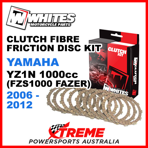 Whites Yamaha FZ1N FZS1000 Fazer 2006-2012 Clutch Fibre Friction Disc Kit