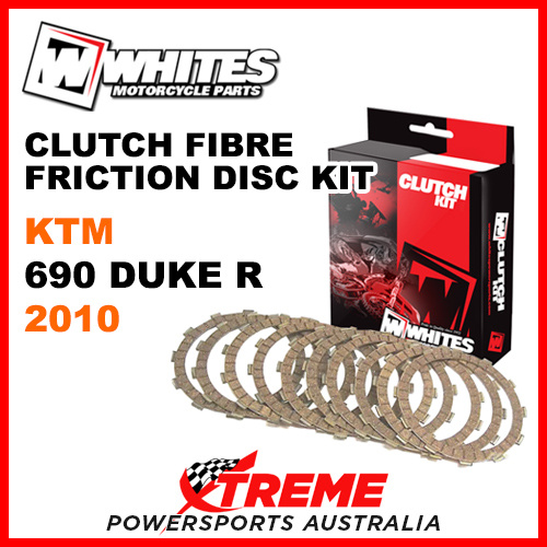 Whites KTM 690 Duke R 2010 Clutch Fibre Friction Disc Kit