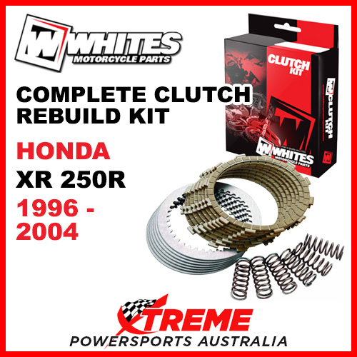 Whites Honda XR250R XR 250R 1996-2004 Complete Clutch Rebuild Kit