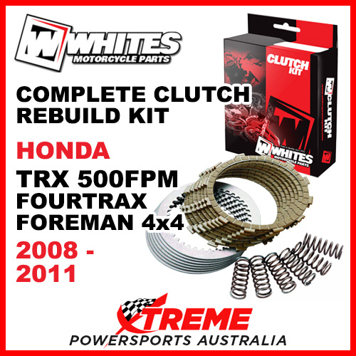 Whites Honda TRX500FPM Fourtrax Foreman 4X4 2008-2011 Complete Clutch Rebuild Kit