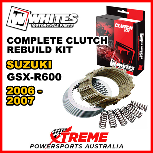 Whites For Suzuki GSXR600 2006-2007 Complete Clutch Rebuild Kit