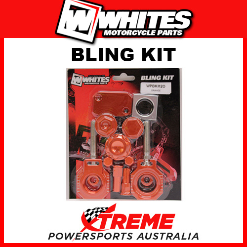 Whites KTM 450 SXF SX-F 2013-2015 Orange Alloy Bling Kit MX WPBKM2O