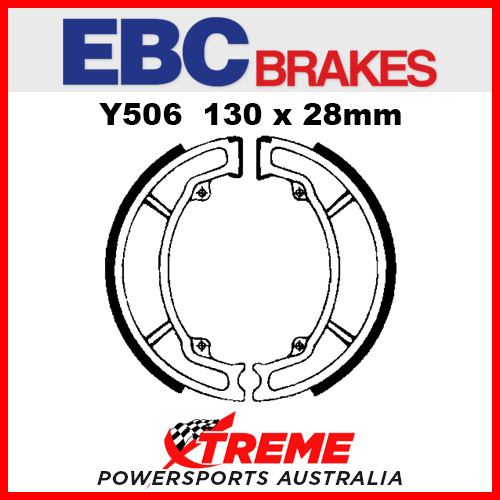 EBC Rear Brake Shoe Yamaha YZ 125 1976-1982 Y506