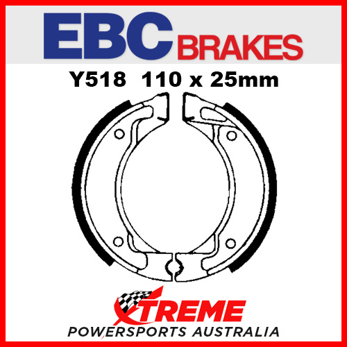 EBC Front Brake Shoe Yamaha T 80 Townmate 1983-1997 Y518