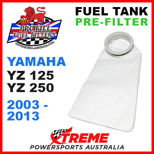 PROFILL MX YAMAHA FUEL TANK PRE-FILTER YZ125 YZ250 YZ 125 250 2003-2013 OFF ROAD