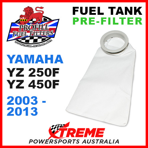 PROFILL MX YAMAHA FUEL TANK PRE-FILTER YZ250F YZ450F YZF250 YZF450 2003-2013