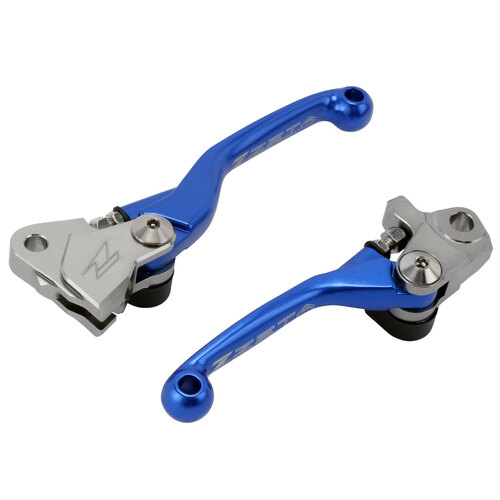 Zeta Yamaha YZ125/250 2015-2018 Blue Pivot Brake Clutch Lever Set FP ZE44-3102