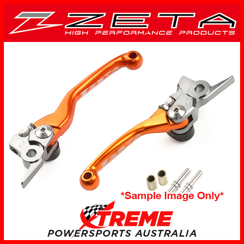 Zeta KTM 250/300XC-W 2006-2013 Orange Pivot Lever Set FP For Brembo Clutch/Brake ZE44-4107