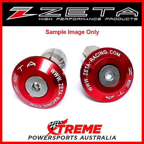 Zeta Red Bar End Plugs 29mm ZE48-7006