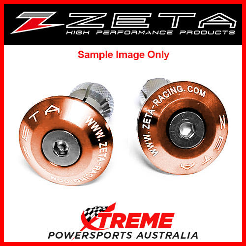 Zeta Orange Bar End Plugs 29mm ZE48-7009