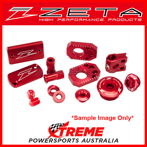 Zeta Honda CRF450R 17-18 Red Anodised Billet Bling Kit ZE51-2042