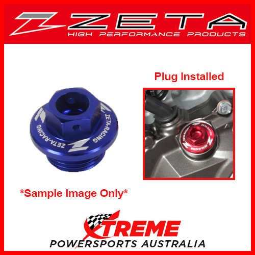 Blue Oil Filler Plug For Suzuki RM85 2001-2017, Zeta ZE89-2212