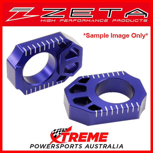 Blue Rear Axle Block Kawasaki KLX450R 2008-2015, Zeta ZE93-5112