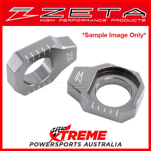 Titanium Colour Rear Axle Block Kawasaki KX250F 2017-2018, Zeta ZE93-5140