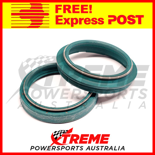 SKF Honda CR125R 1989-1991, 45mm Showa Fork Oil & Dust Seal, Green 1 Leg